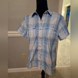 Eddie Bauer  L Women's Short Sleeve Adventure Top